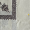 Sandstone Yemeni embroidered shmagh keffiyeh - close-up detail | Ghutrah